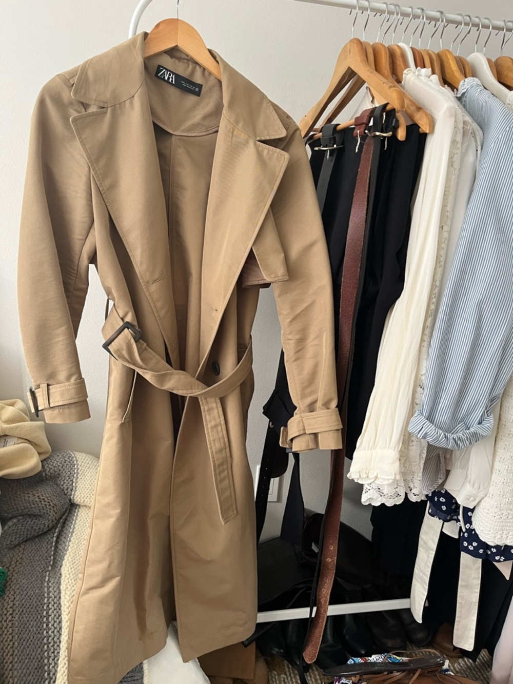 Zara Beige Trench Coat